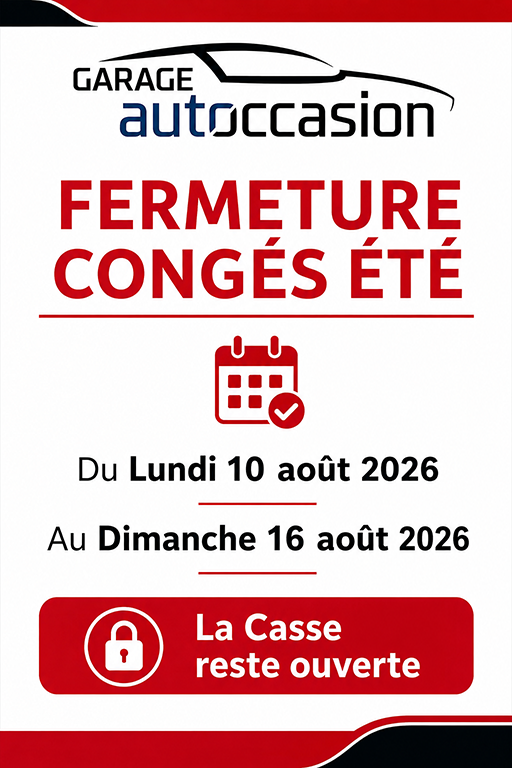 Fermeture estival